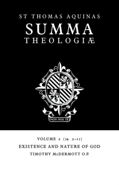 Book cover of: Summa Theologiae: Volume 2, Existence and Nature of God. By: Thomas Aquinas