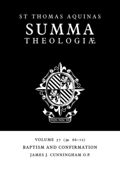 Book cover of: Summa Theologiae: Volume 57, Baptism and Confirmation. By: Thomas Aquinas