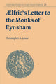 Book cover of: Ælfric's Letter to the Monks of Eynsham. By: Christopher A. Jones