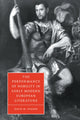 Book cover of: Performance of Nobility in Early Modern European Literature. By: David M. Posner
