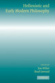 Book cover of: Hellenistic and Early Modern Philosophy