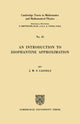 Book cover of: Diophant Approx. By: J. W. S. Cassels