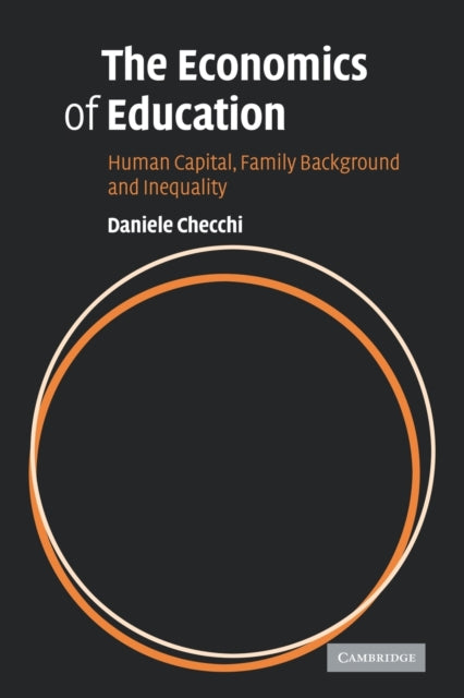 Book cover of: Economics of Education. By: Daniele Checchi