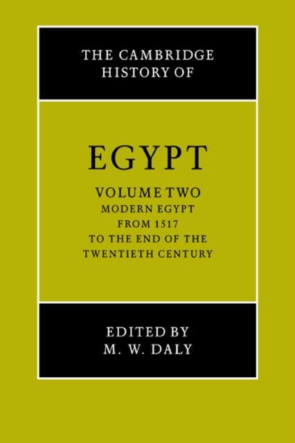 Book cover of: Cambridge History of Egypt. By: M. W. Daly