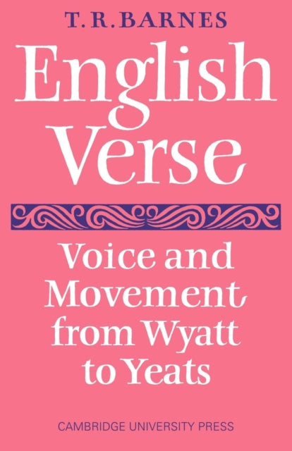 Book cover of: English Verse. By: T. R. Barnes