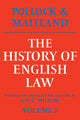 Book cover of: History of English Law: Volume 2