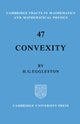 Book cover of: Convexity. By: H. G. Eggleston