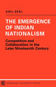 Book cover of: Emergence of Indian Nationalism. By: Anil Seal