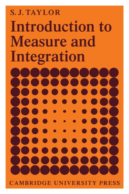 Book cover of: Introduction to Measure and Integration