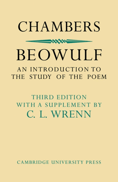 Book cover of: Beowulf. By: R. W. Chambers