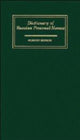 Book cover of: Dictionary of Russian Personal Names. By: Morton Benson
