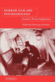 Book cover of: Horror Film and Psychoanalysis. By: Steven Jay Schneider