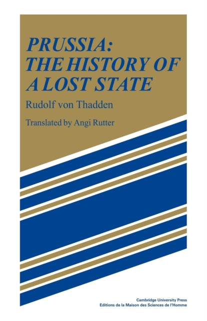 Book cover of: Prussia. By: Rudolf von Thadden