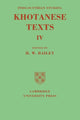 Book cover of: Indo-Scythian Studies: Being Khotanese Texts Volume IV: Volume 4