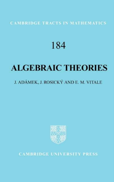 Book cover of: Algebraic Theories. By: Adámek, Jiří ing