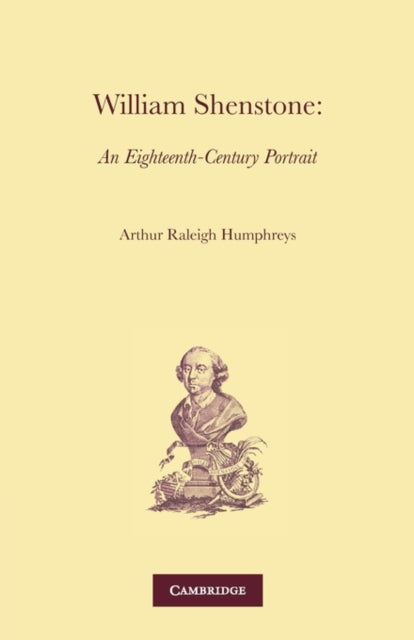 Book cover of: William Shenstone. By: A. R. Humphreys