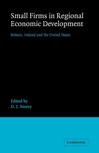 Book cover of: Small Firms in Regional Economic Development. By: David John Storey
