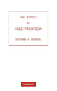 Book cover of: Ethics of Redistribution. By: Bertrand de Jouvenel