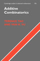 Book cover of: Additive Combinatorics. By: Terence Tao