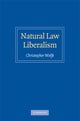Book cover of: Natural Law Liberalism. By: Christopher Wolfe