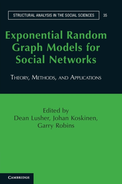 Book cover of: Exponential Random Graph Models for Social Networks. By: Dean Lusher