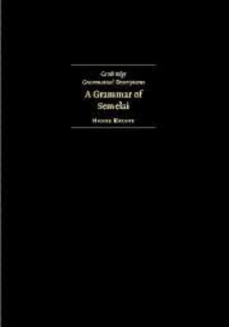 Book cover of: Grammar of Semelai. By: Nicole Kruspe