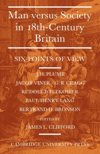 Book cover of: Man Versus Society in Eighteenth-Century Britain. By: James Lowry Clifford