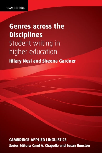 Book cover of: Genres across the Disciplines. By: Hilary Nesi
