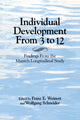 Book cover of: Individual Development from 3 to 12. By: Franz E. Weinert