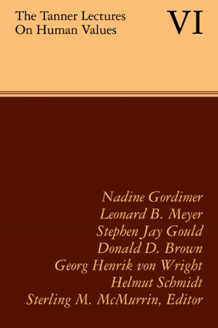 Book cover of: Tanner Lectures on Human Values. By: Sterling M. McMurrin