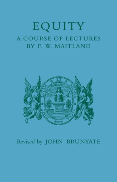 Book cover of: Equity. By: F. W. Maitland