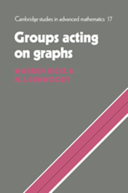 Book cover of: Groups Acting on Graphs. By: Warren Dicks