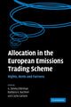 Book cover of: Allocation in the European Emissions Trading Scheme. By: A. Denny Ellerman