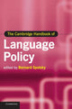 Book cover of: Cambridge Handbook of Language Policy. By: Bernard Spolsky
