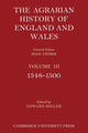 Book cover of: Agrarian History of England and Wales: Volume 3, 1348–1500