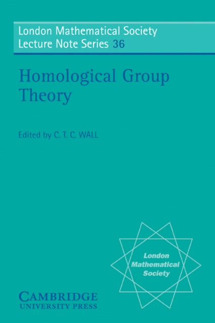 Book cover of: Homological Group Theory