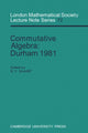 Book cover of: Commutative Algebra. By: R. Y. Sharp
