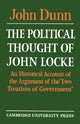 Book cover of: Political Thought of John Locke. By: John Dunn