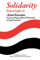 Book cover of: Solidarity. By: Alain Touraine
