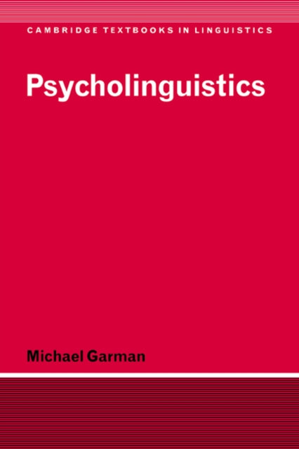 Book cover of: Psycholinguistics