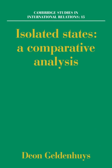 Book cover of: Isolated States. By: Deon Geldenhuys