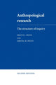 Book cover of: Anthropological Research