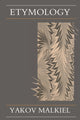 Book cover of: Etymology