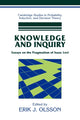 Book cover of: Knowledge and Inquiry. By: Erik J. Olsson