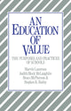 Book cover of: Education of Value. By: Marvin Lazerson