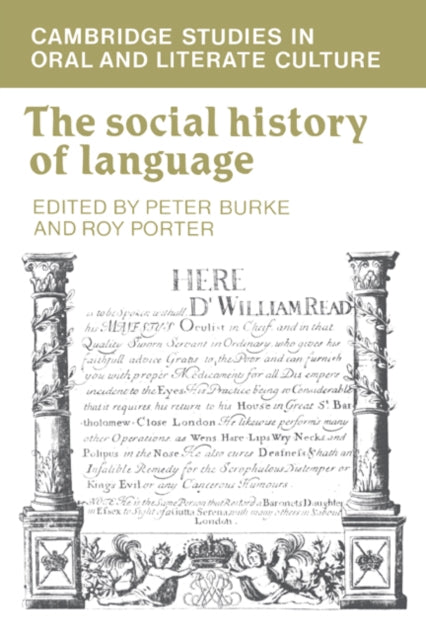 Book cover of: Social History of Language