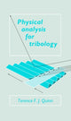 Book cover of: Physical Analysis for Tribology