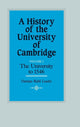 Book cover of: History of the University of Cambridge: Volume 1, The University to 1546