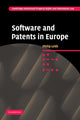 Book cover of: Software and Patents in Europe. By: Philip Leith