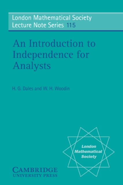 Book cover of: Introduction to Independence for Analysts